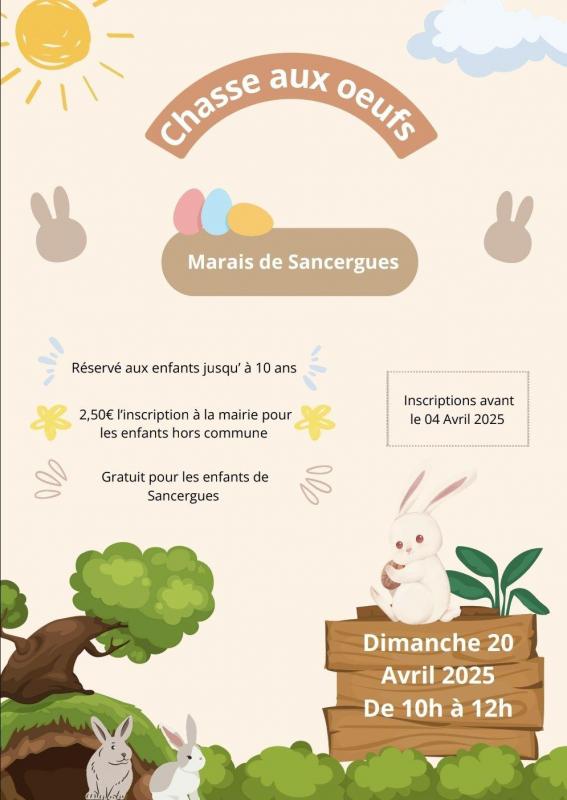 Chasse aux oeufs sancergues