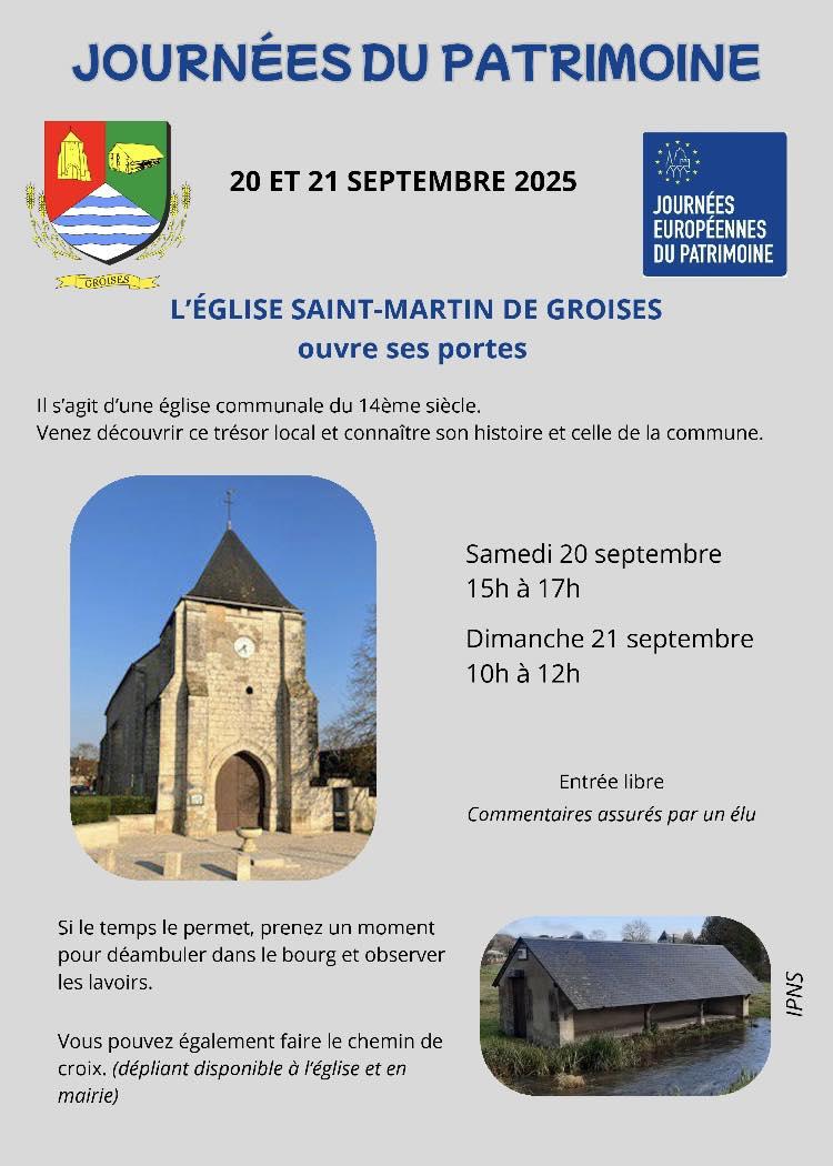 Journees patrimoine groises