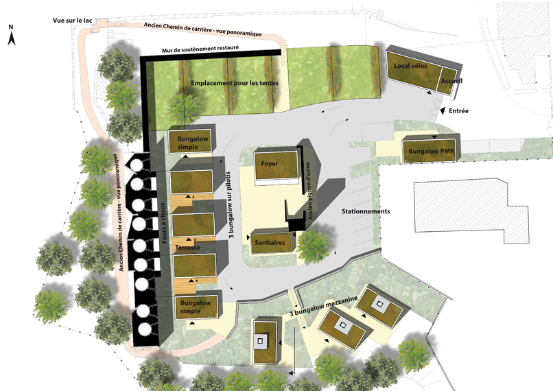 Plan velo camping