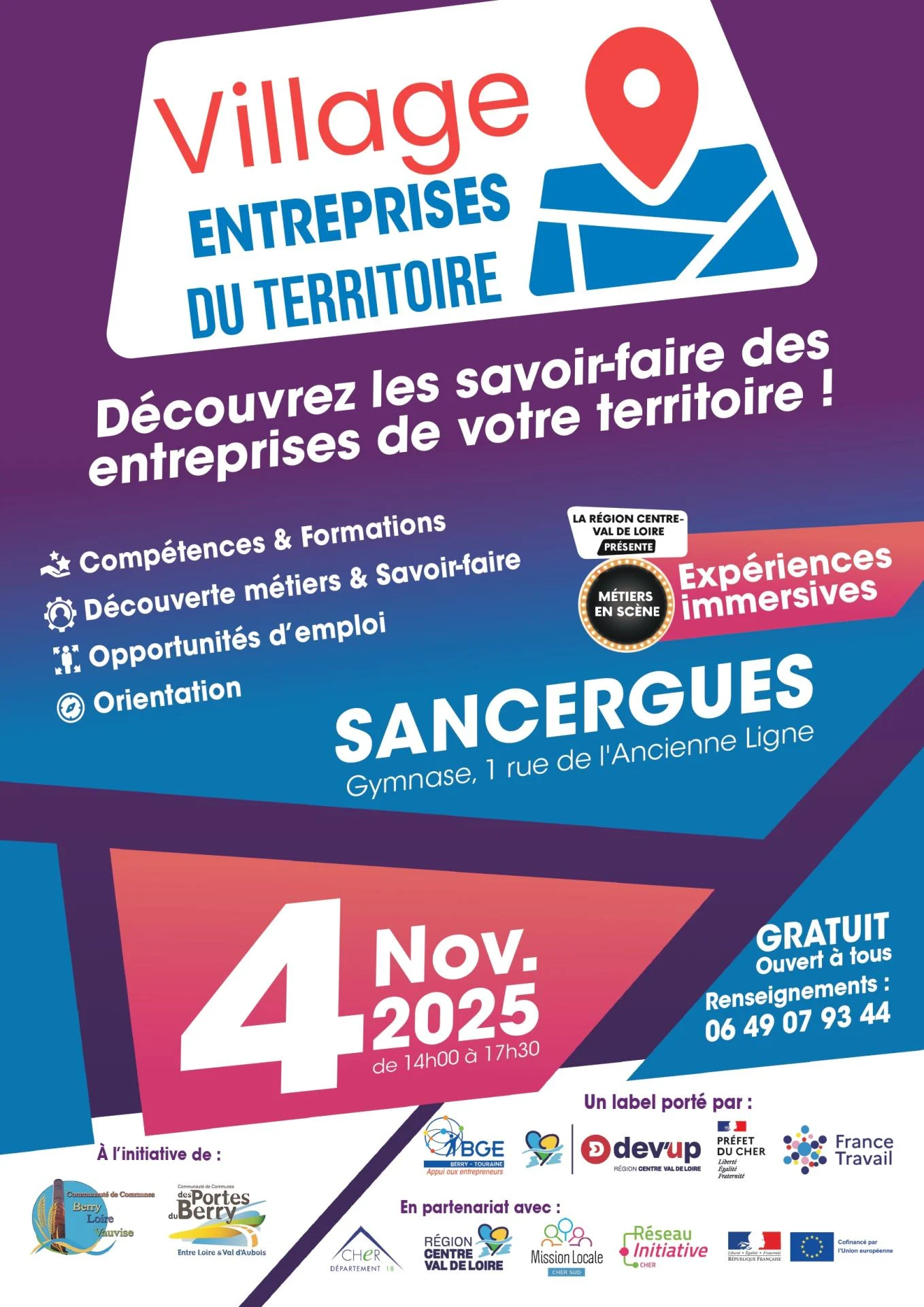 Villageentreprises 2025 affichesa3 sancergues hd
